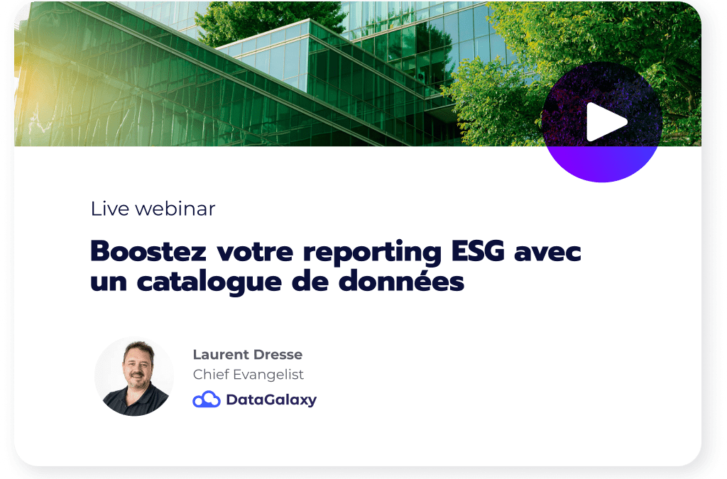 Webinar: Boostez Votre Reporting ESG Avec un Catalogue de Données